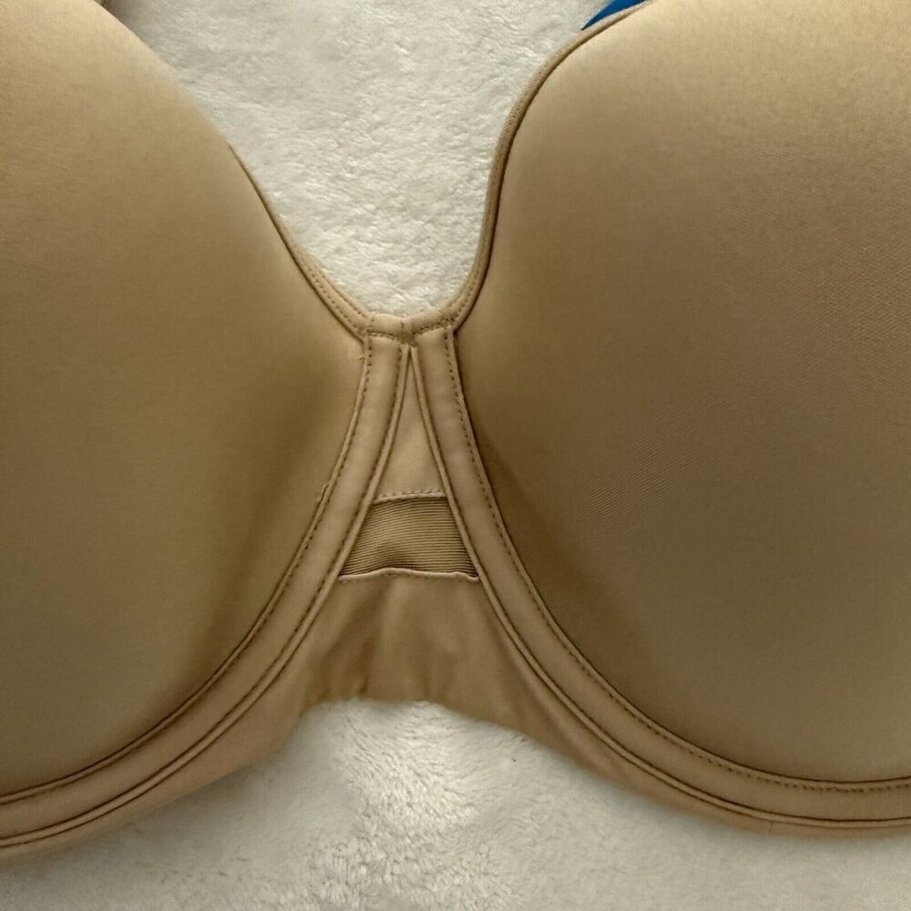 NWT Bali One Smooth Ultra‎ Light Minimizer Underwire Bra Womens Size 38DDD Beige - Picture 4 of 9